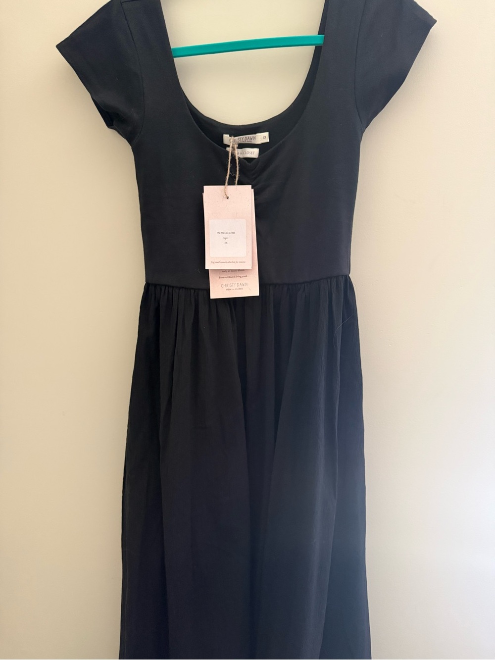 Christy Dawn Black/Night Monica dress XS NWT - Picture 6 of 7